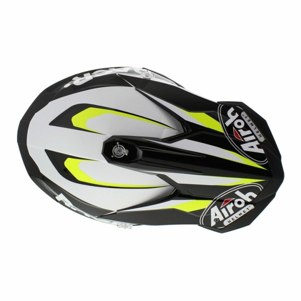 2012760489_Airoh_Strycker_crosshelm_RACR_glans_zwart_wit_fluor_geel_bovenkant.jpg