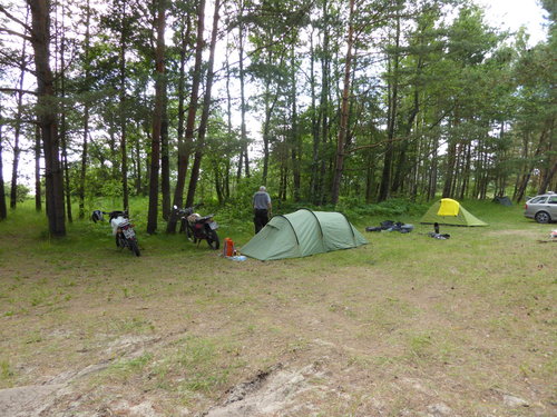 Campsite at Treimani